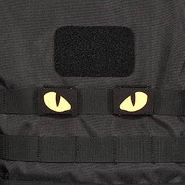 Kleinbild 3 M-Tac Lasercut Molle Stripes Tiger Eyes schwarz/gelb nachleuchtend 2er Set