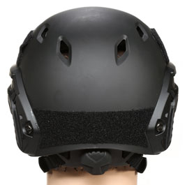nHelmet FAST BJ Standard Railed Airsoft Helm mit NVG Mount schwarz Bild 4