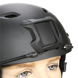 nHelmet FAST BJ Standard Railed Airsoft Helm mit NVG Mount schwarz Bild 5