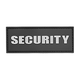 3D Rubber Patch mit Klettflche Security nachleuchtend