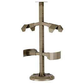 WoSport Tactical Equipment Stnder / Display f. Westen / Helme / Grtel tan