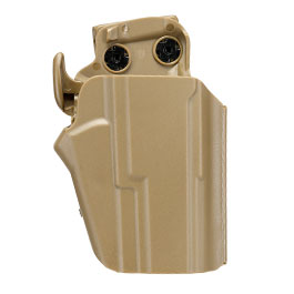 WoSport Universal Type-C Holster Kunststoff m. Grtelhalter fr Pistolen rechts tan
