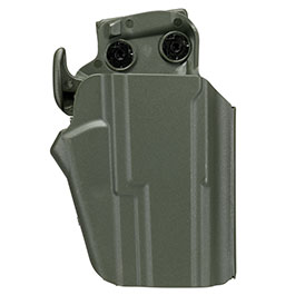 WoSport Universal Type-C Holster Kunststoff m. Grtelhalter fr Pistolen rechts oliv