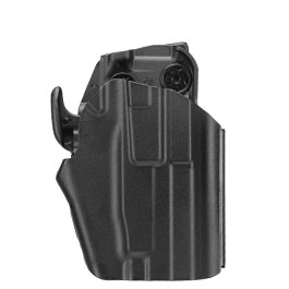 WoSport Universal Type-F Holster Kunststoff m. Gürtelhalter für Pistolen rechts schwarz