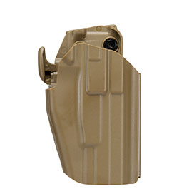 WoSport Universal Type-B Holster Kunststoff m. Grtelhalter fr Pistolen rechts tan