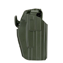 WoSport Universal Type-B Holster Kunststoff m. Grtelhalter fr Pistolen rechts oliv