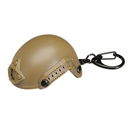 WoSport Schlsselanhnger FAST Helm Flaschenffner Miniaturmodell tan