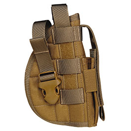 WoSport Universal Battlefield Elite Holster fr Pistolen Nylon-Fabric rechts tan