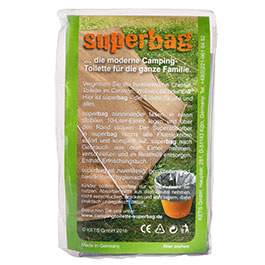 Campingtoilette superbag 10 Liter