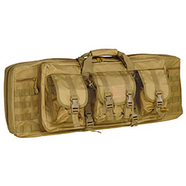 WoSport 36 Zoll / 92 cm Deluxe Double Soft Rifle Bag / Gewehr-Futteral f. 2 Gewehre tan