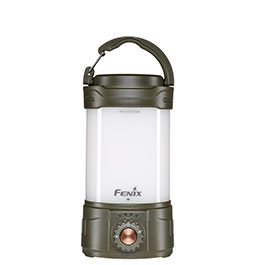 Fenix Campinglaterne CL26R Pro 650 Lumen oliv mit Powerbankfunktion inkl. USB Ladekabel und Akku