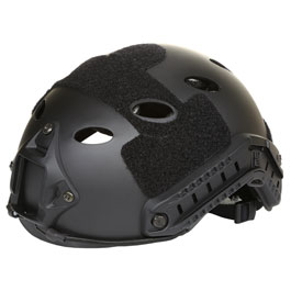 nHelmet FAST PJ Standard Railed Airsoft Helm mit NVG Mount schwarz Bild 8
