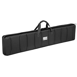 MAX Tactical Soft Case Waffenkoffer 120,5 x 26,5 x 12 cm Waben-Schaumstoff schwarz