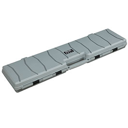 MAX Tactical Hard Case Waffenkoffer 120 x 33 x 11,5 cm Waben-Schaumstoff grau