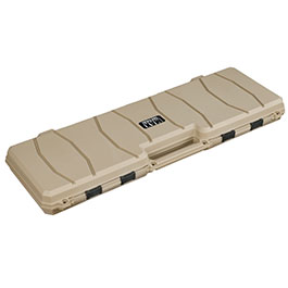 MAX Tactical Hard Case Waffenkoffer 100 x 35 x 10 cm Waben-Schaumstoff tan