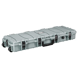 MAX Tactical Large Hard Case Waffenkoffer / Trolley 102 x 36,5 x 14,5 cm PnP-Schaumstoff grau