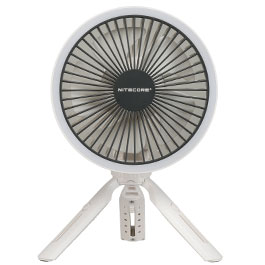 Nitecore NEF10 Ventilator mit LED-Licht und Powerbank wei