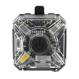 Nitecore LED-Signalleuchte NU06 LE schwarz inkl. USB-C Ladekabel und 3 Adaptern