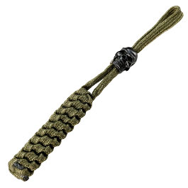 Pohl Force Lanyard Black Skull oliv