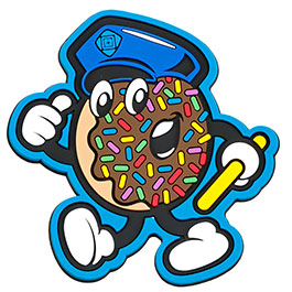 5.11 3D Rubber Patch mit Klettflche Sweet Beat fullcolor