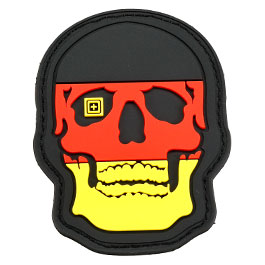 5.11 3D Rubber Patch mit Klettflche Germany Skull fullcolor