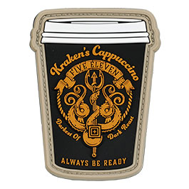 5.11 3D Rubber Patch mit Klettflche Kraken Cappuccino fullcolor