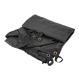 Brandit Premium Tarp 200 x 300 cm schwarz inkl. Transportbeutel und Meshtasche