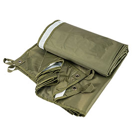 Brandit Premium Tarp 300 x 300 cm oliv inkl. Transportbeutel und Meshtasche