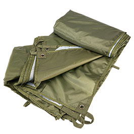 Brandit Premium Tarp 400 x 300 cm oliv inkl. Transportbeutel und Meshtasche
