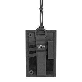 Pentagon ID Karten/Ausweisetui schwarz 14 x 9 x 1,5 cm inkl. Umhngeband