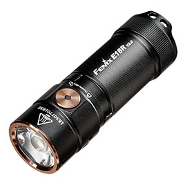 Fenix LED-Taschenlampe E18R V2.0 1200 Lumen schwarz inkl. USB-C Ladekabel, Lanyard & Grtelclip