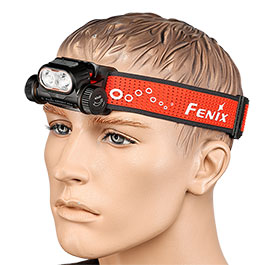 Fenix LED-Stirnlampe HM65R-T V2.0 1600 Lumen schwarz inkl. Akku, USB-C Ladekabel & Stirnband