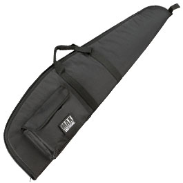 MAX Tactical Classic Advanced Nylon Gewehr-Futteral gepolstert mit Zusatztasche fr 118cm Gewehre schwarz