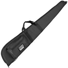 MAX Tactical Classic Advanced Nylon Gewehr-Futteral gepolstert mit Zusatztasche fr 128cm Gewehre schwarz
