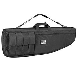 MAX Tactical 101 cm Heavy Duty Single Soft Rifle Bag / Gewehr-Futteral f. ein Gewehr mit Zubehr schwarz