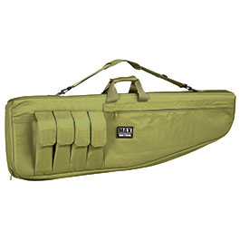 MAX Tactical 122 cm Heavy Duty Single Soft Rifle Bag / Gewehr-Futteral f. ein Gewehr mit Zubehr oliv