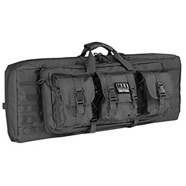 MAX Tactical 94 cm Heavy Duty Deluxe Single Soft Rifle Bag / Gewehr-Futteral f.  ein Gewehre mit Zubehr schwarz