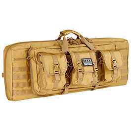 MAX Tactical 94 cm Heavy Duty Deluxe Single Soft Rifle Bag / Gewehr-Futteral f. ein Gewehre mit Zubehr tan