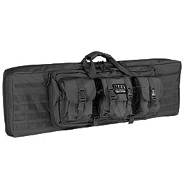 MAX Tactical 109 cm Heavy Duty Deluxe Single Soft Rifle Bag / Gewehr-Futteral f. Gewehr mit Zubehr schwarz