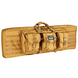 MAX Tactical 109 cm Heavy Duty Deluxe Single Soft Rifle Bag / Gewehr-Futteral f. Gewehr mit Zubehr tan