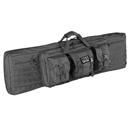 MAX Tactical 121 cm Heavy Duty Deluxe Single Soft Rifle Bag / Gewehr-Futteral f. Gewehr mit Zubehr schwarz