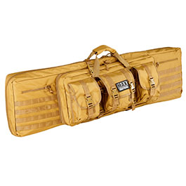 MAX Tactical 121 cm Heavy Duty Deluxe Single Soft Rifle Bag / Gewehr-Futteral f. Gewehr mit Zubehr tan