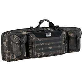 MAX Tactical 108 cm Heavy Duty Deluxe Double Soft Rifle Bag / Gewehr-Futteral f. zwei Gewehre mit Zubehr Multiblack Camo