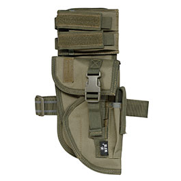 MFH Pistolenbeinholster Tactical oliv mit Bein- und Grtelbefestigung rechts