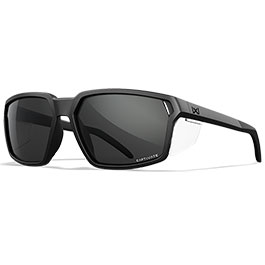 Wiley X Sonnenbrille Sierra Captivate mattschwarz Glser grau inkl. Brillenbeutel & Seitenschutz