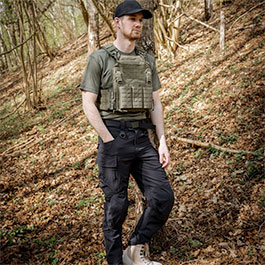 Kleinbild 10 101 INC QR Plate Carrier Lasercut Molle-Plattentr�ger Weste oliv inkl. Dummy-Platten