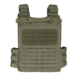 Kleinbild 4 101 INC QR Plate Carrier Lasercut Molle-Plattentr�ger Weste oliv inkl. Dummy-Platten