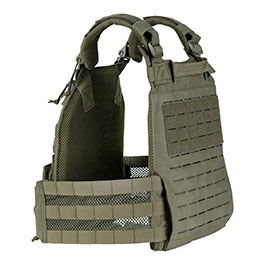 Kleinbild 6 101 INC QR Plate Carrier Lasercut Molle-Plattentr�ger Weste oliv inkl. Dummy-Platten