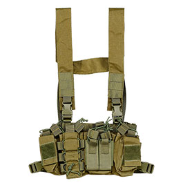 Nuprol PMC Front Panel Tactical Chest Rig verstellbar oliv