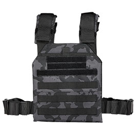 Nuprol PMC Plate Vest Molle Modularweste Black Camo